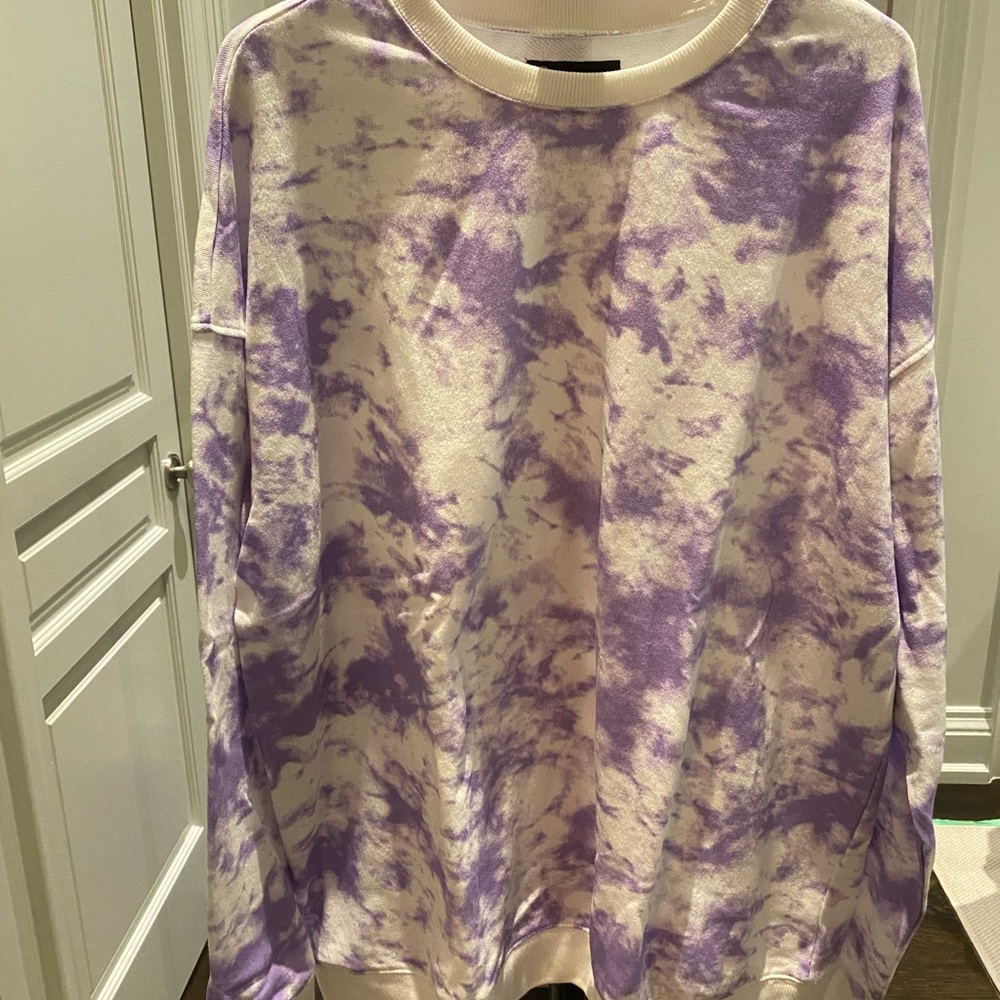 Purple Tie Dye Sweater